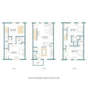 3BR/3.5BA - Unfurnished - C