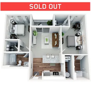 2.6 Floorplan with sold out banner