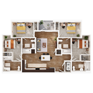 The Degree - Spacious Floorplan