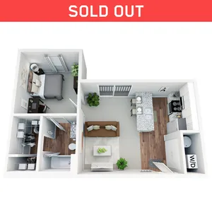 StateHouse Lane 1.2 3D Furnished