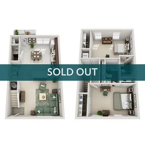 2x2 Unfurnished SOLD OUT