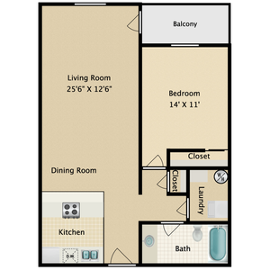 1 bedroom