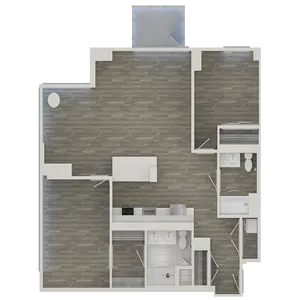 The Emerson Plan B1 2-Bedroom