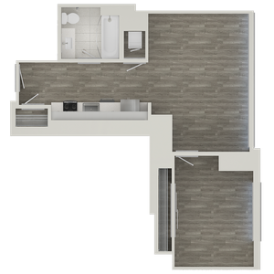 The Emerson Plan A1 1-Bed