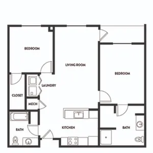 2 Bedroom ADA