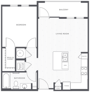 Emerald 2 | 1 bed 1 bath | from 681 square feet