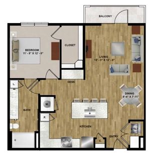 MLK Highline Impressionist | A3 Floor Plan