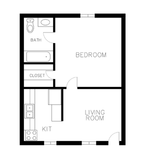 Wylie 1 Bedroom 1 Bath