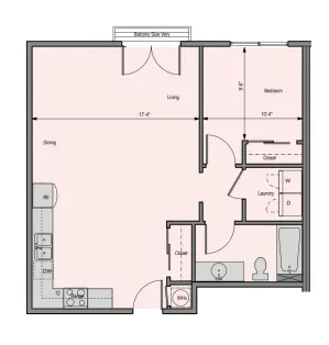 1 bedroom