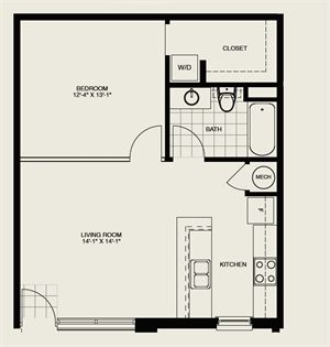 Colony Village A1 Floor Plan