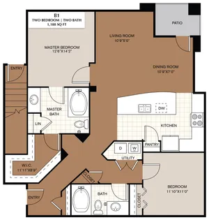 two bedroom