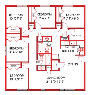East 5 Bdrm-A