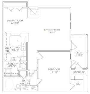 One Bed One Bath with Patio-Renovated