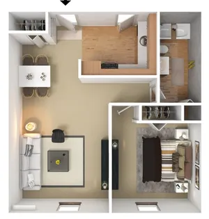 One Bedroom | 750 sqft