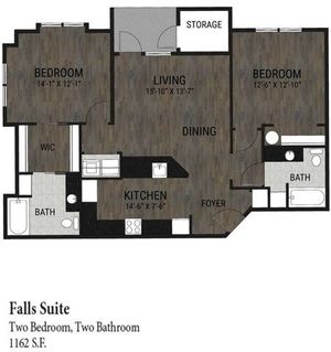 Falls Suite 2x2