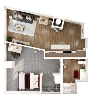 1 Bedroom 1 Bathroom