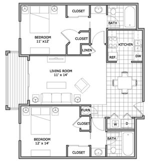 two bedroom | The Abbey