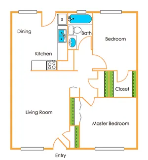 solaris on university -2x1-860sq ft