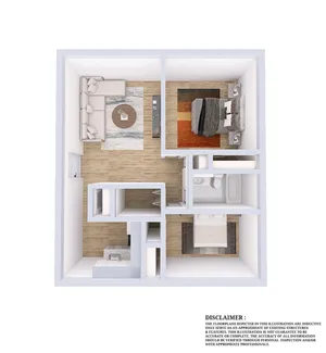 Two Bedroom Floor Plan