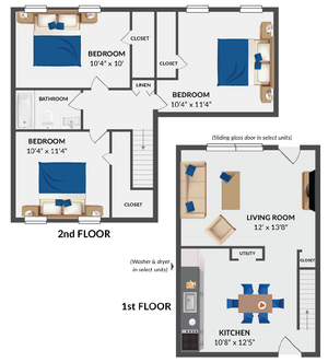 3 Bedroom Townhome