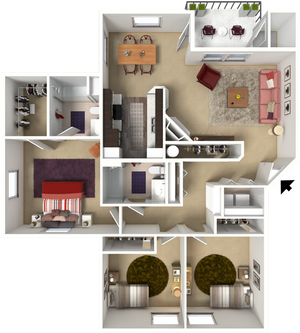 Stirling 3D Plan