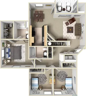 Platinum Plus 3D Floor Plan