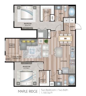 Maple Ridge with Garage FP