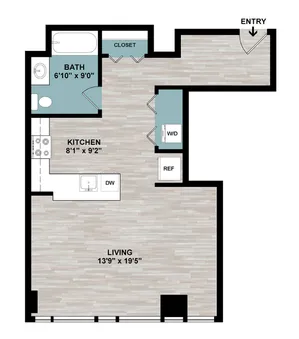 S4 | Studio Floorplan