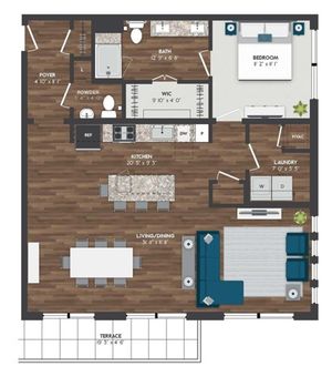 PH1 | 1x1 | 1125 sq ft