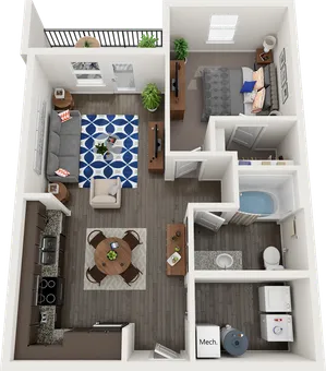 The Indie 1 Bed Apartment