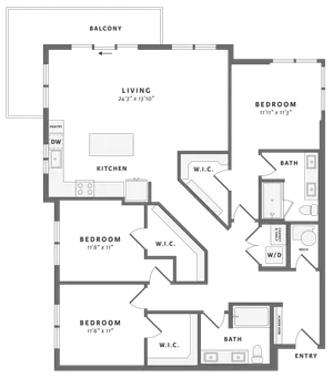 Three Bedroom