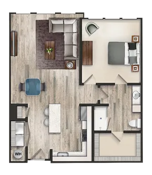 Aden W/Den floor plan