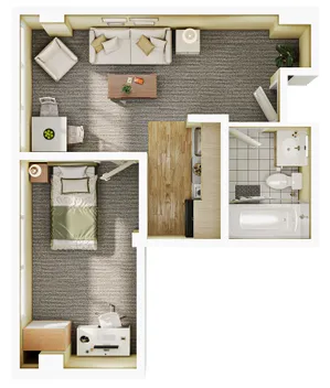 1BR/1BA - A4