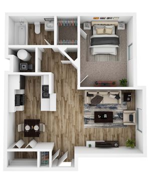 Gateway Lakes 1-Bedroom Renovated