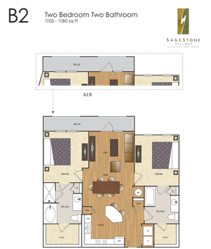 SageStone Village - B2 2 BR / 2 BA