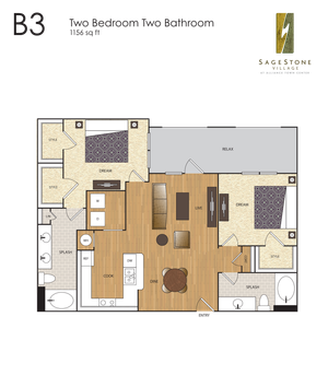 SageStone Village - B3 2 BR / 2 BA