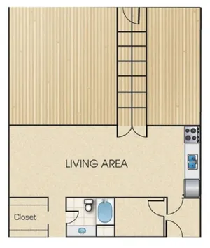 G1 | 1x1 | 840 sq ft
