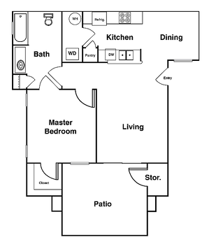 Winslow Crossing A40 One Bedroom