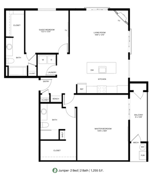 The Juniper Floor Plan Layout