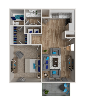 1B Floorplan TennPark
