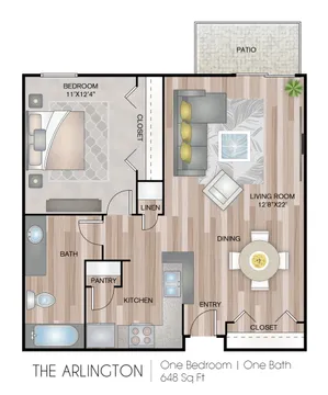 One Bedroom Apartment