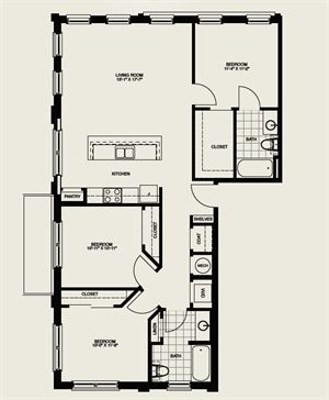 Colony Village C2 Floor Plan