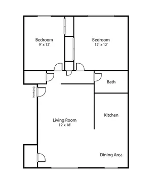 spacious 2 bed apartment in morrisville