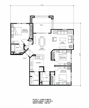 Three Bedroom Floorplan