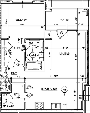 1 Bedroom 1 Bath Handicap