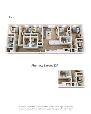 The 818 - Floorplan E2