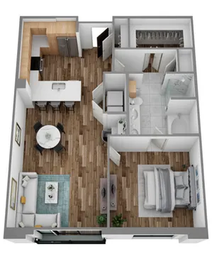 3D I Floorplan