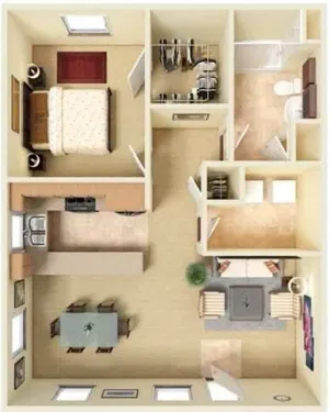 one bedroom apartment