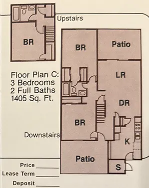 The Glen Townhomes - Floor Plan C