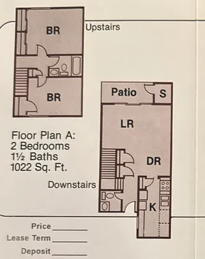 The Glen Townhomes - Floor Plan A